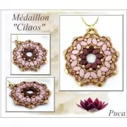 Glass beads Paros® by Puca® 7x4 mm Labrador x10g