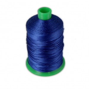 Vega Super polyester yarn size 20 Blue n°614 x300m