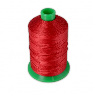Vega Super polyester yarn size 20 Red n°406 x300m