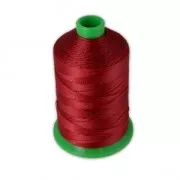 Vega Super polyester yarn size 20 burgundy n°412 x300m