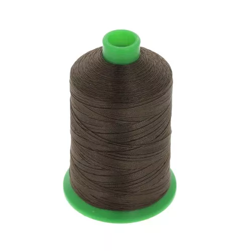 Vega Super polyester yarn size 20 Brown n°830 x300m