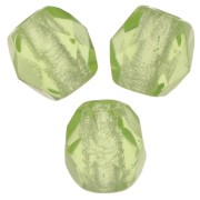 Facets 3 mm Lime Green x50