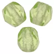 Facets 3 mm Lime Green x50
