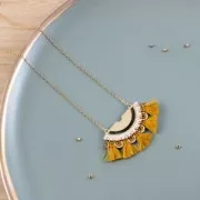 Terminator for bead-weaving designed by Perles & Co 11x24 mm fine Gold plated x1