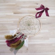 Bamboo Round Circle/Hoop 12 cm Natural x1