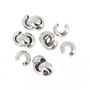 925 Sterling Silver Crimp covers 3 mm x20