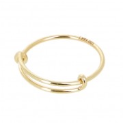 Gold-Filled fine jonc ring ajustable - Size 51 to 56 x1|raw }}