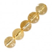 Beads Round Gemstone beads 8 mm Citrine x10|raw }}