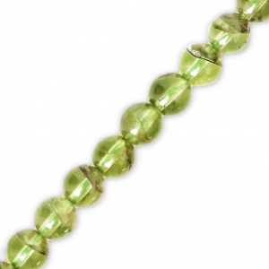 Beads Round Gemstone beads 2 mm Peridot x50