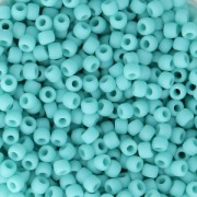 Toho Seed beads 11/0 TO11R55F - Opaque Frosted Turquoise x8g