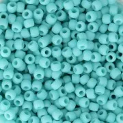 Toho Seed beads 11/0 TO11R55F - Opaque Frosted Turquoise x8g