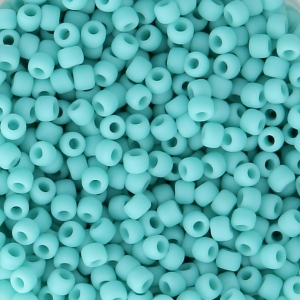Toho Seed beads 11/0 TO11R55F - Opaque Frosted Turquoise x8g