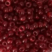 Matubo 8/0 Seed Beads - 3.15 mm Red Opal x 10 g