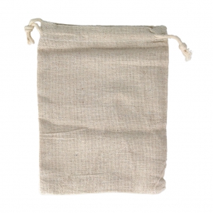 Gift - Cotton pouch for jewels 120x170 mm Beige x1