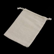 Gift - Cotton pouch for jewels 120x170 mm Beige x1