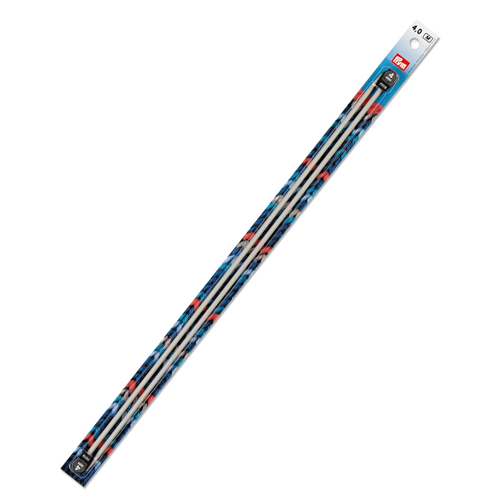 Aluminum knitting needles 4 mm x40 cm Perles & Co