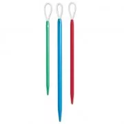 Set of 3 knitting wool anodized aluminum needles