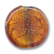 Silver foil BIG puck 35mm Topaz x1