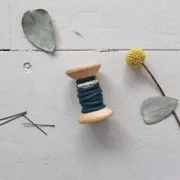 Cotton sewing piping Atelier Brunette 10 mm Moonstone Green x1m