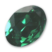 PureCrystal 4120 Oval Fancy Stone 18x13mm Emerald|raw }}