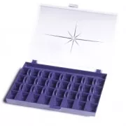Bobbin box for 32 sewing machine bobbins x1
