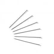 Extra fine Pins 30x0.5 mm Hardened Steel x15g