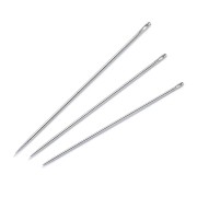 Long sewing needles n°3-7 Silver eye x20|raw }}