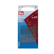Long sewing needles n°3-7 Silver eye x20