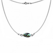 925 Sterling Silver Fine cable chain choker to personalize with beads 44 cm x1