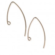 Gold-filled earwires 23 mm x2|raw }}