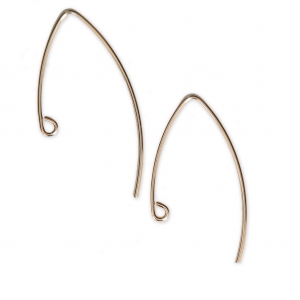 Gold-filled earwires 23 mm x2