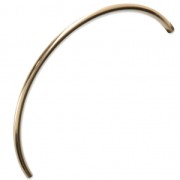 Gold filled Curved tube 56x2 mm x1|raw }}