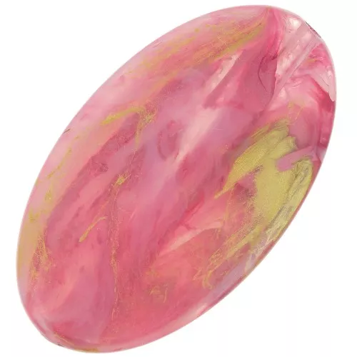 Flat olive chalk fuchsia  33x19mm