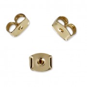 Ear clutches 6 mm - Gold Tone x2|raw }}