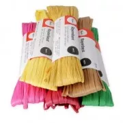 Synthetic raffia to be crocheted, knitted or embroidered - Matt Brown x20m