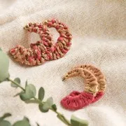 Synthetic raffia to be crocheted, knitted or embroidered - Matt Brown x20m