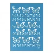 Silk Screen Moiko 74x105 mm - Butterflies