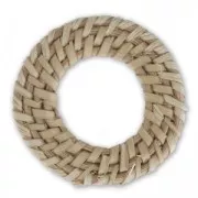 Rattan pendant/loop 50 mm for your DIY creations x1