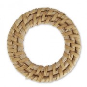 Pendant - 41 mm rattan ring for DIY jewelry creation x1|raw }}