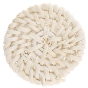 40 mm Rattan Disc - Natural x1