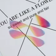 Butterfly wings pendant with 2 holes 42.5x17 mm Multicolored x1