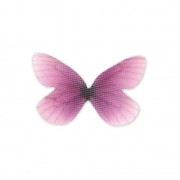 Butterfly without hole 30x21 mm Violet/Fuchsia x1|raw }}