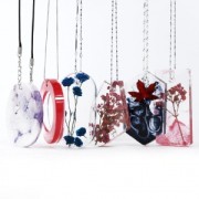 Silicone mold to make resin pendants 70 mm 6 geometric shapes|raw }}