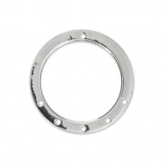 925 Sterling Silver round sequin with 5 holes to customize 20 mm x1