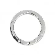 925 Sterling Silver round sequin with 5 holes to customize 20 mm x1