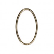 Gold-Filled oval-shaped loop 22x13 mm x1|raw }}