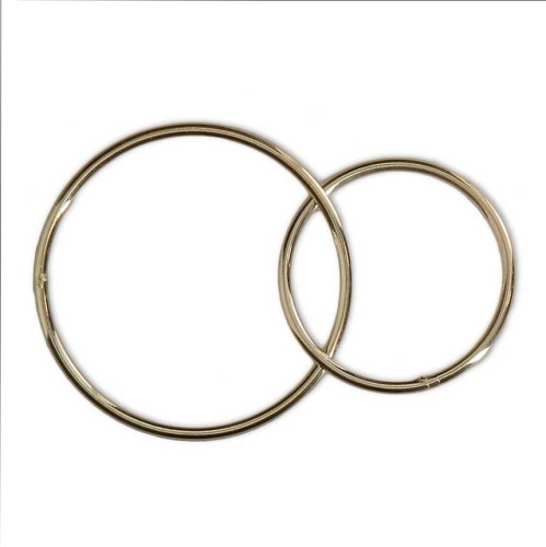 Gold-Filled Closed interlaced loops 22 and 17 mm x1