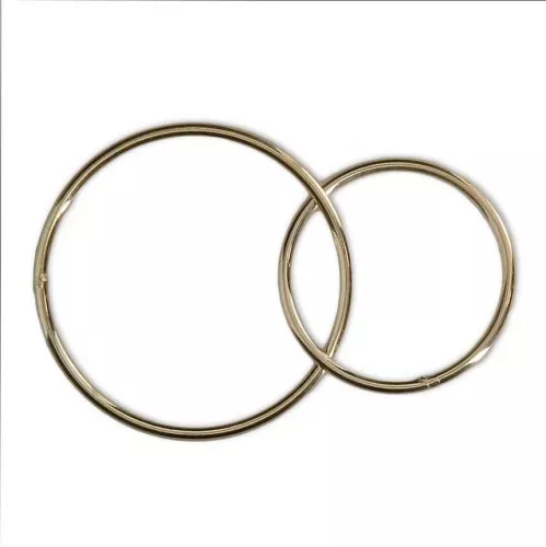 Gold-Filled Closed interlaced loops 22 and 17 mm x1