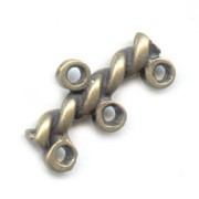 3 strands spacer  20x10mm bronze  tone x4|raw }}