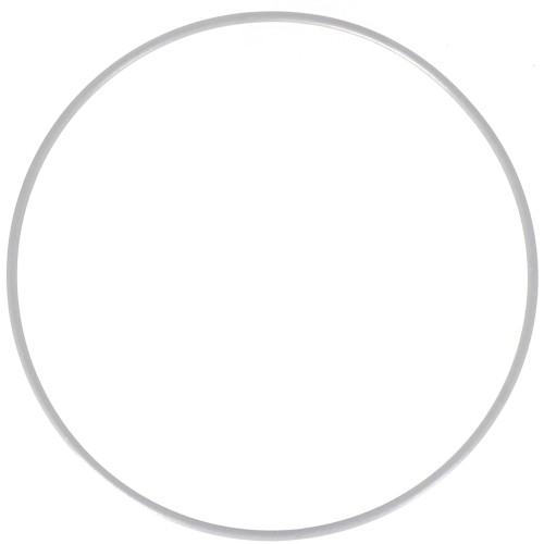 Metal circle for Dreamcatcher, Suspension and Lamps 15 cm Antique Silver Tone x1